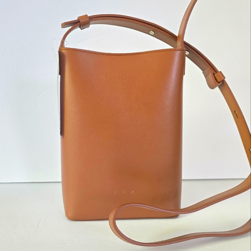 Aesther Ekme Leather Crossbody Bag Brown - Picture 2 of 7
